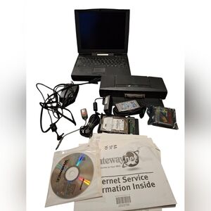 Gateway Solo 2500 Windows 95 Laptop,Charger,Restore Disks,98se Upgrade,Office +